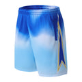 Basketball Shorts Men Running Elastic Waist Sportwear Breathable Shorts Blue